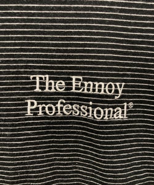 The Ennnoy Professional（ザ エンノイ プロフェッショナル）The Ennnoy Professional (ザ エンノイ プロフェッショナル) S/S Border Tee ブラック サイズ:Lの古着・服飾アイテム