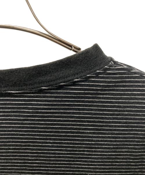 The Ennnoy Professional（ザ エンノイ プロフェッショナル）The Ennnoy Professional (ザ エンノイ プロフェッショナル) S/S Border Tee ブラック サイズ:Lの古着・服飾アイテム