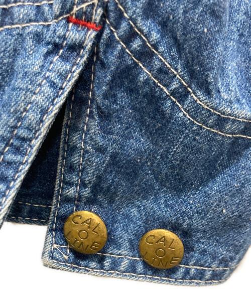 CAL O LINE（キャルオーライン）CAL O LINE (キャルオーライン) BANDANA ENGINEERS JACKET/バンダナリメイク エンジニアジャケット インディゴ サイズ:Mの古着・服飾アイテム
