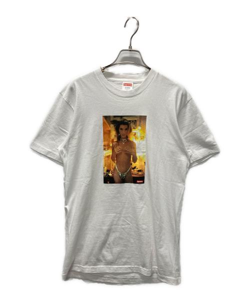 SUPREME（シュプリーム）SUPREME (シュプリーム) Kim in Rhinestonme Tee ホワイト サイズ:Sの古着・服飾アイテム