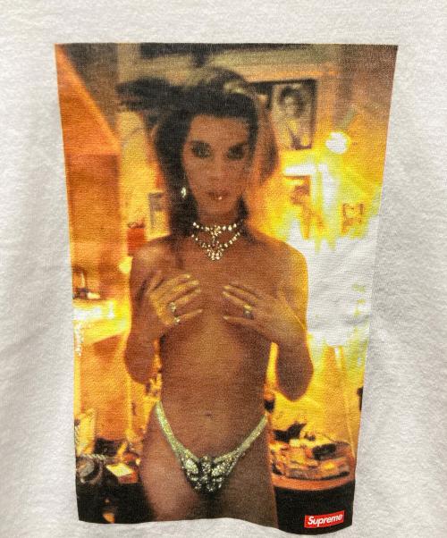 SUPREME（シュプリーム）SUPREME (シュプリーム) Kim in Rhinestonme Tee ホワイト サイズ:Sの古着・服飾アイテム