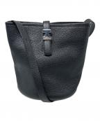 IACUCCIイアクッチ）の古着「テア S CERVO レザーショルダーバッグ」｜ブラック