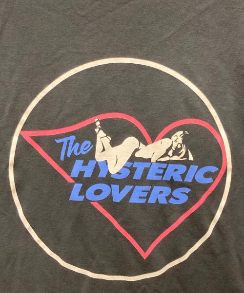 Hysteric Glamour（ヒステリックグラマー）Hysteric Glamour (ヒステリックグラマー) HYSTERIC LOVERS Tシャツ グレー サイズ:Mの古着・服飾アイテム