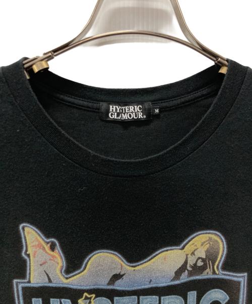 Hysteric Glamour（ヒステリックグラマー）Hysteric Glamour (ヒステリックグラマー) センターネオンガールTシャツ ブラック サイズ:Mの古着・服飾アイテム