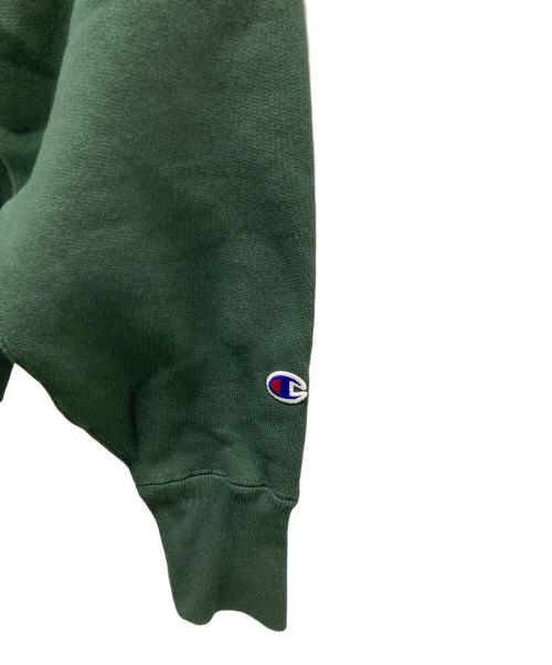 Champion（チャンピオン）Champion (チャンピオン) BEAMS (ビームス) STARBUCKS COFFEE (スターバックスコーヒー) REVERSE WEAVE Sweats グリーン サイズ:Mの古着・服飾アイテム