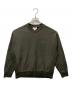 Calvin Klein Jeans（カルバンクラインジーンズ）の古着「プレミアムテリーモノグラムクルーネックスウェットシャツ」｜カーキ