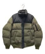 sacaiサカイ）の古着「classic Puffer Jacket」｜カーキ×ブラック