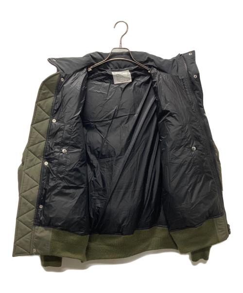 sacai（サカイ）sacai (サカイ) classic Puffer Jacket カーキ×ブラック サイズ:2の古着・服飾アイテム