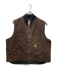 CarHartt（カーハート）の古着「裏キルティングダックベスト」｜ブラウン