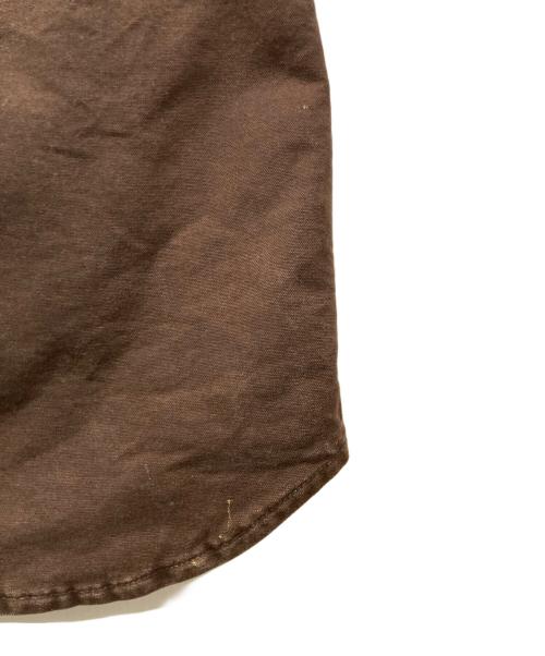 CarHartt（カーハート）CarHartt (カーハート) 裏キルティングダックベスト ブラウン サイズ:２XLの古着・服飾アイテム