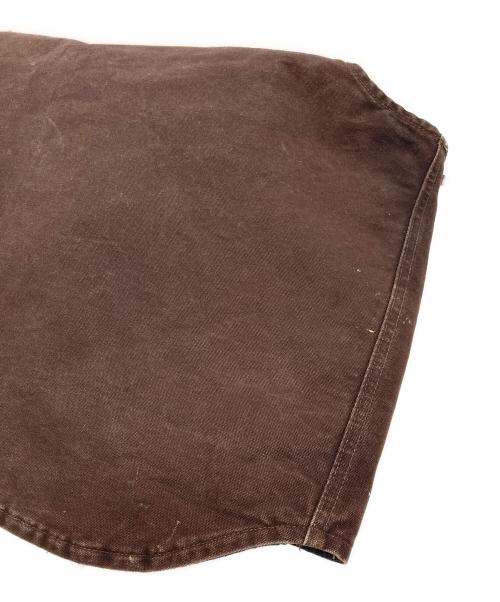 CarHartt（カーハート）CarHartt (カーハート) 裏キルティングダックベスト ブラウン サイズ:２XLの古着・服飾アイテム