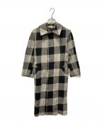 COMME des GARCONS COMME des GARCONSコムデギャルソン コムデギャルソン）の古着「バックギャザー オープンカラー コート」｜グレー