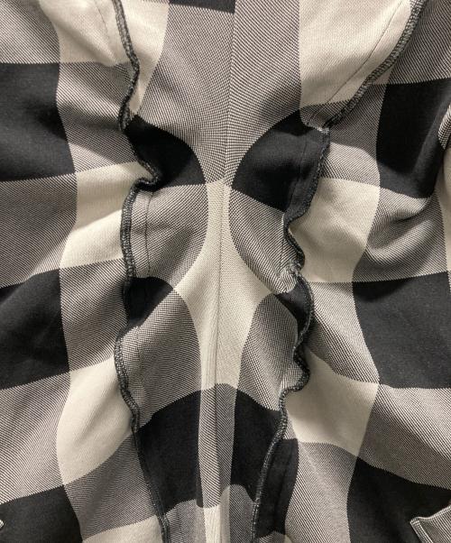 COMME des GARCONS COMME des GARCONS（コムデギャルソン コムデギャルソン）COMME des GARCONS COMME des GARCONS (コムデギャルソン コムデギャルソン) バックギャザー オープンカラー コート グレー サイズ:Sの古着・服飾アイテム