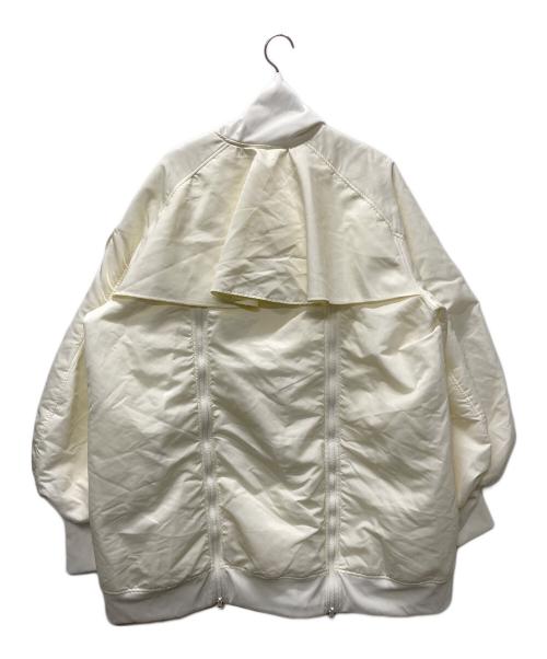 FALON（ファロン）FALON (ファロン) 祈りを込めたMA-1/中綿ジャケット ホワイト サイズ:Lの古着・服飾アイテム