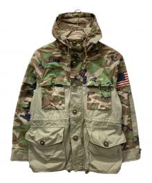 Denim & Supply Ralph Lauren（デニム＆サプライ ラルフローレン）の古着「カモフラミリタリージャケット」｜カーキ