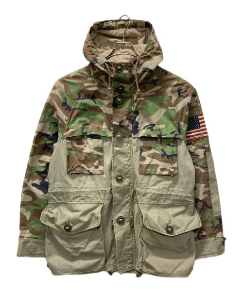 Denim & Supply Ralph Lauren（デニム＆サプライ ラルフローレン）Denim & Supply Ralph Lauren (デニム＆サプライ ラルフローレン) カモフラミリタリージャケット カーキ サイズ:Mの古着・服飾アイテム