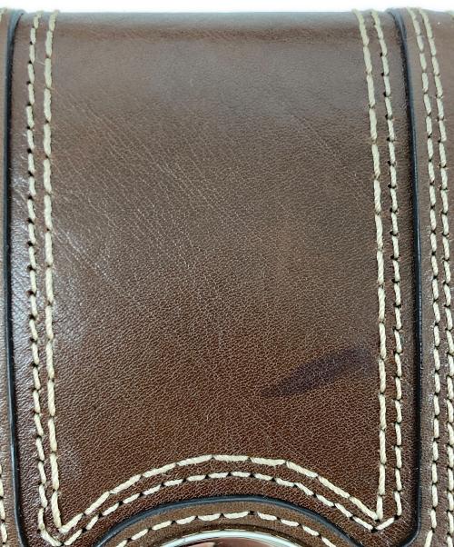 COACH（コーチ）COACH (コーチ) シグネチャーキャンバス レザーハンドバッグ ベージュの古着・服飾アイテム