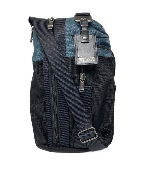 TUMI（トゥミ）TUMI (トゥミ) Aurora アルファスリングバッグ ブラック×ブルーの古着・服飾アイテム