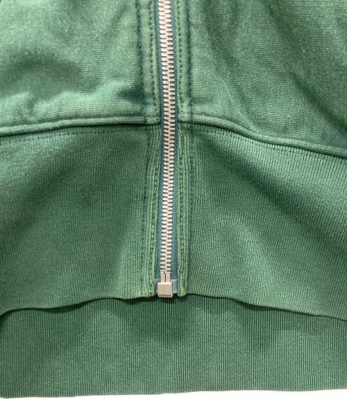 Maison Margiela（メゾンマルジェラ）Maison Margiela (メゾンマルジェラ) クロップド シュランケン スウェットパーカー グリーン サイズ:46の古着・服飾アイテム