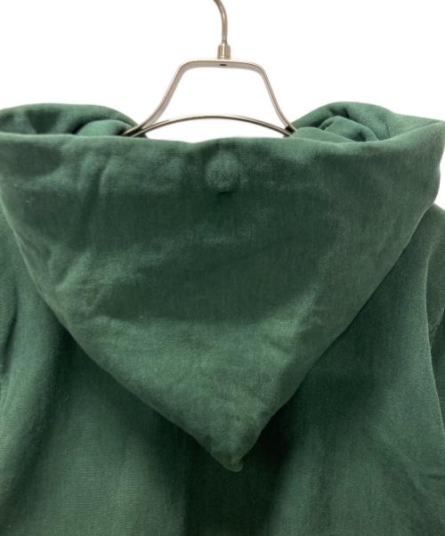 Maison Margiela（メゾンマルジェラ）Maison Margiela (メゾンマルジェラ) クロップド シュランケン スウェットパーカー グリーン サイズ:46の古着・服飾アイテム