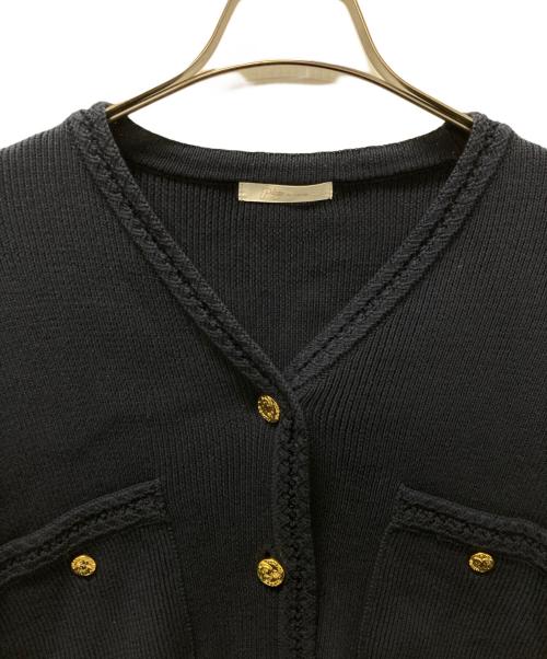 Plage（プラージュ）Plage (プラージュ) ゴールドボタンニットジャケット ネイビー サイズ:表記無しの古着・服飾アイテム