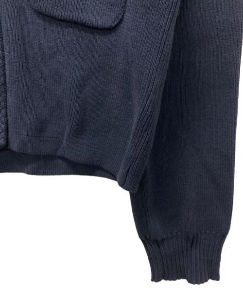Plage（プラージュ）Plage (プラージュ) ゴールドボタンニットジャケット ネイビー サイズ:表記無しの古着・服飾アイテム