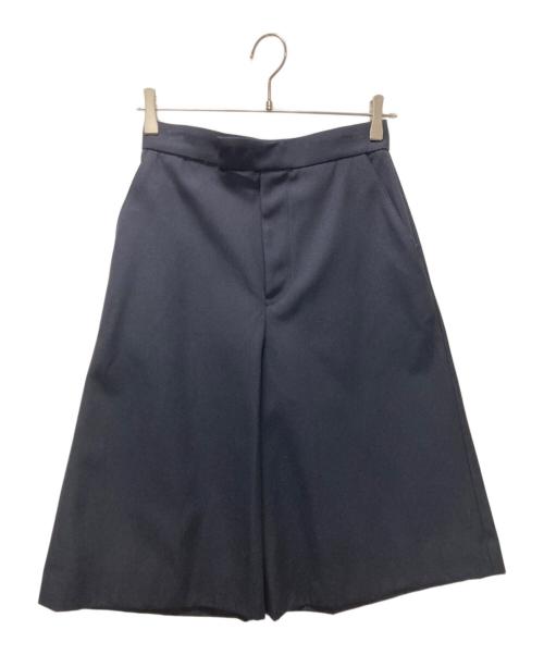 Curensology（カレンソロジー）Curensology (カレンソロジー) コットンウールショートパンツ ネイビー サイズ:36 未使用品の古着・服飾アイテム