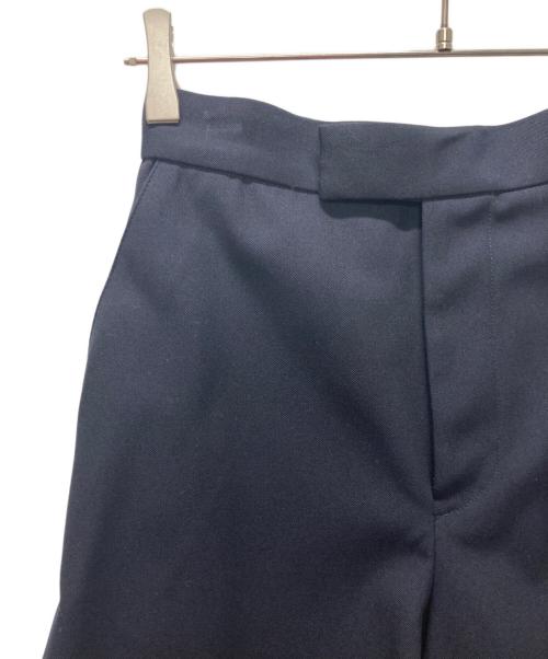 Curensology（カレンソロジー）Curensology (カレンソロジー) コットンウールショートパンツ ネイビー サイズ:36 未使用品の古着・服飾アイテム