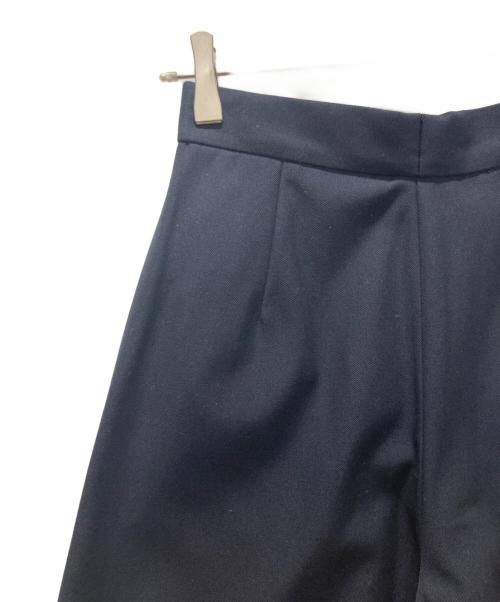 Curensology（カレンソロジー）Curensology (カレンソロジー) コットンウールショートパンツ ネイビー サイズ:36 未使用品の古着・服飾アイテム