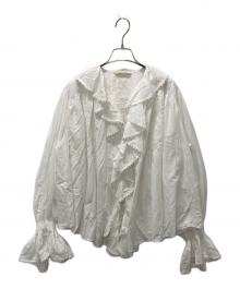 Curensology（カレンソロジー）の古着「ラッフルレースブラウス」｜ホワイト