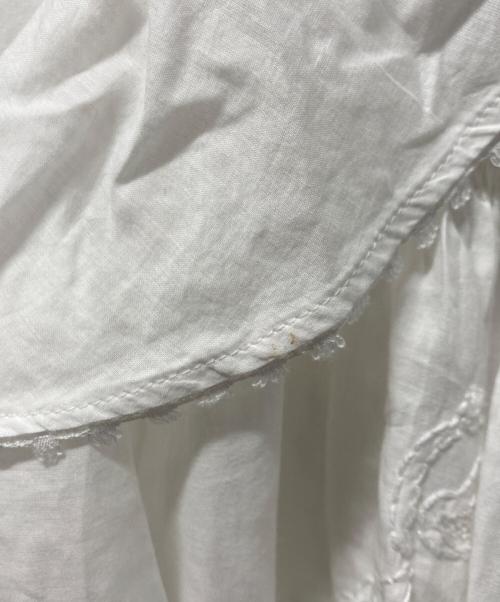 Curensology（カレンソロジー）Curensology (カレンソロジー) ラッフルレースブラウス ホワイト サイズ:Fの古着・服飾アイテム