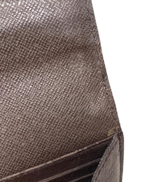 LOUIS VUITTON（ルイ ヴィトン）LOUIS VUITTON (ルイ ヴィトン) ダミエ ポルトフォイユ・サラ/長財布 ブラウンの古着・服飾アイテム