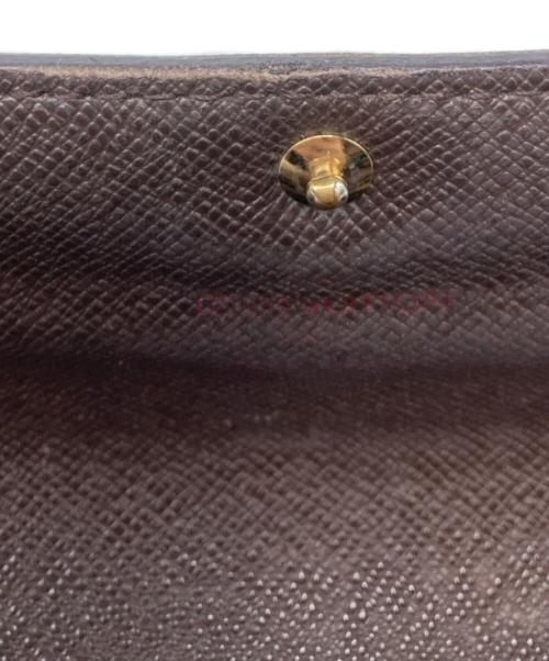 LOUIS VUITTON（ルイ ヴィトン）LOUIS VUITTON (ルイ ヴィトン) ダミエ ポルトフォイユ・サラ/長財布 ブラウンの古着・服飾アイテム