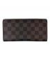 LOUIS VUITTON (ルイ ヴィトン) ダミエ ポルトフォイユ・サラ/長財布 ブラウン：18000円