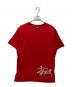 stussy（ステューシー）の古着「Bones Stock Tee」｜レッド