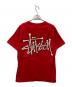 stussy (ステューシー) Bones Stock Tee レッド サイズ:M：7000円
