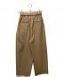 Conte (コンテ) アシンメトリー タックパンツ ベージュ サイズ:36：10000円