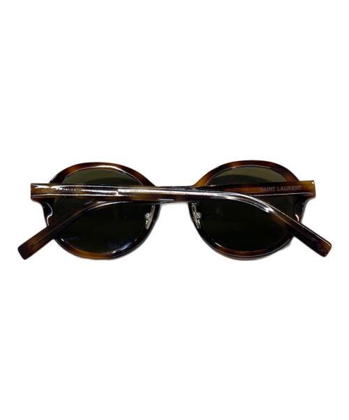 Saint Laurent Paris（サンローランパリ）Saint Laurent Paris (サンローランパリ) サングラス/SL161 SLIM 002 ブラウン サイズ:48□25-145の古着・服飾アイテム