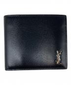 Saint Laurent Parisサンローランパリ）の古着「タイニー2つ折り財布」｜ブラック
