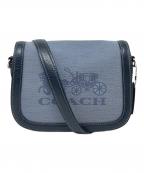 COACHコーチ）の古着「ショルダーバッグ」｜スカイブルー