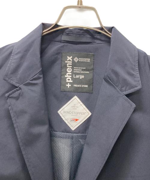 FREAK'S STORE（フリークスストア）FREAK'S STORE (フリークスストア) +PHENIX (フェニックス) 別注 GORE-TEX WINDSTOPPER PACKABLE TAILORED JACKET ネイビー サイズ:Lの古着・服飾アイテム