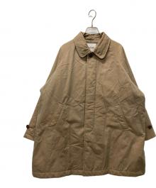 BEAMS BOY（ビームスボーイ）の古着「コットン ポリエステル シャンブレー ステンカラーコート」｜ベージュ