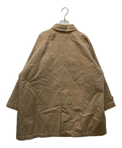 BEAMS BOY（ビームスボーイ）BEAMS BOY (ビームスボーイ) コットン ポリエステル シャンブレー ステンカラーコート ベージュ サイズ:表記無しの古着・服飾アイテム