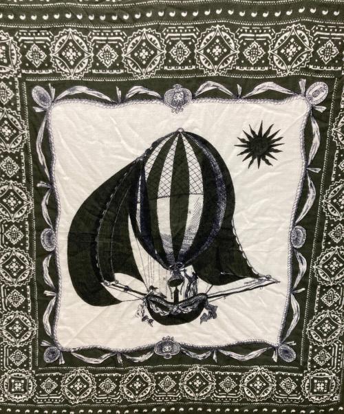 manipuri（マニプリ）manipuri (マニプリ) ウールシルクストール オリーブの古着・服飾アイテム