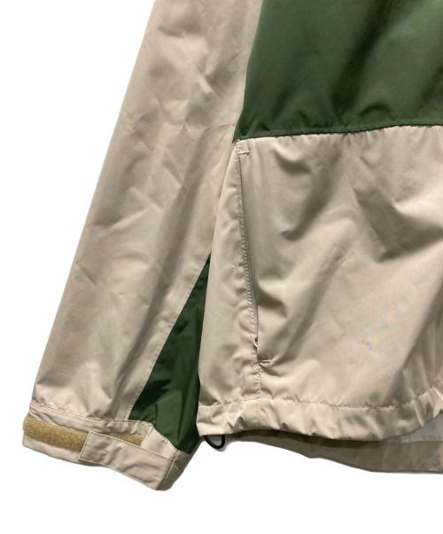 BoTT（ボット）BoTT (ボット) 2 Tone Shell Jacket グリーン×ベージュ サイズ:Lの古着・服飾アイテム