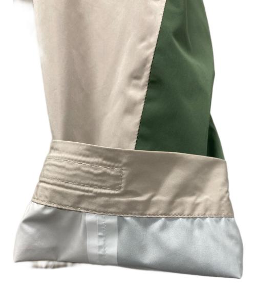 BoTT（ボット）BoTT (ボット) 2 Tone Shell Jacket グリーン×ベージュ サイズ:Lの古着・服飾アイテム