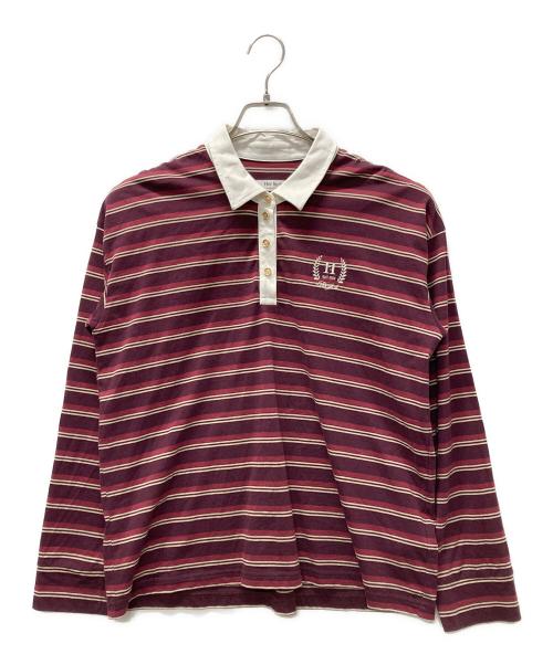 HER LIP TO（ハーリップトゥ）HER LIP TO (ハーリップトゥ) Laurel Emblem Polo Shirt ブラウン サイズ:Fの古着・服飾アイテム