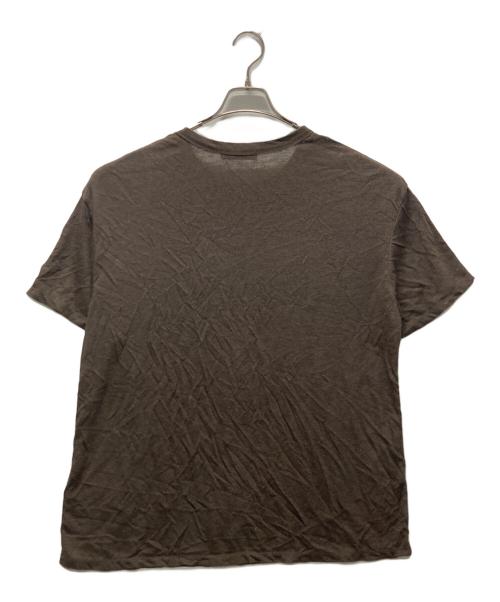 OPEN YY（オープンワイワイ）OPEN YY (オープンワイワイ) Knitted PET CLUB HOUSE TEE ブラウン サイズ:Sの古着・服飾アイテム