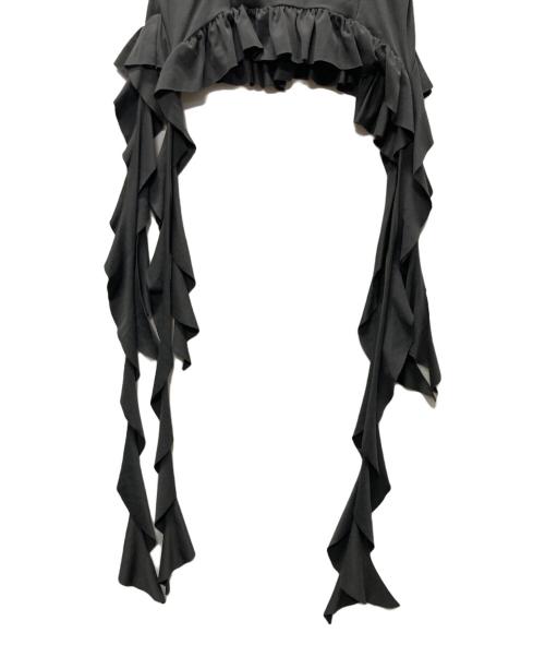 MAISON SPECIAL（メゾンスペシャル）MAISON SPECIAL (メゾンスペシャル) Ruffle Shirring Camisole グレー サイズ:FREEの古着・服飾アイテム