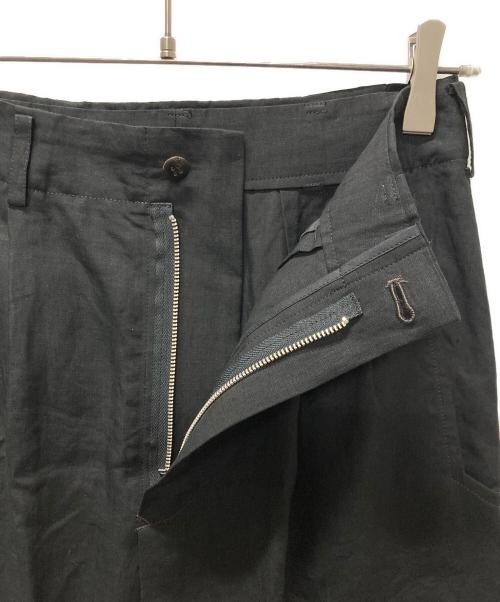 Y's（ワイズ）Y's (ワイズ) リネンスカート ブラック サイズ:表記無しの古着・服飾アイテム